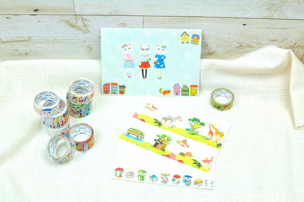 A new type of Washi-tape “Washi Roll Stickers”