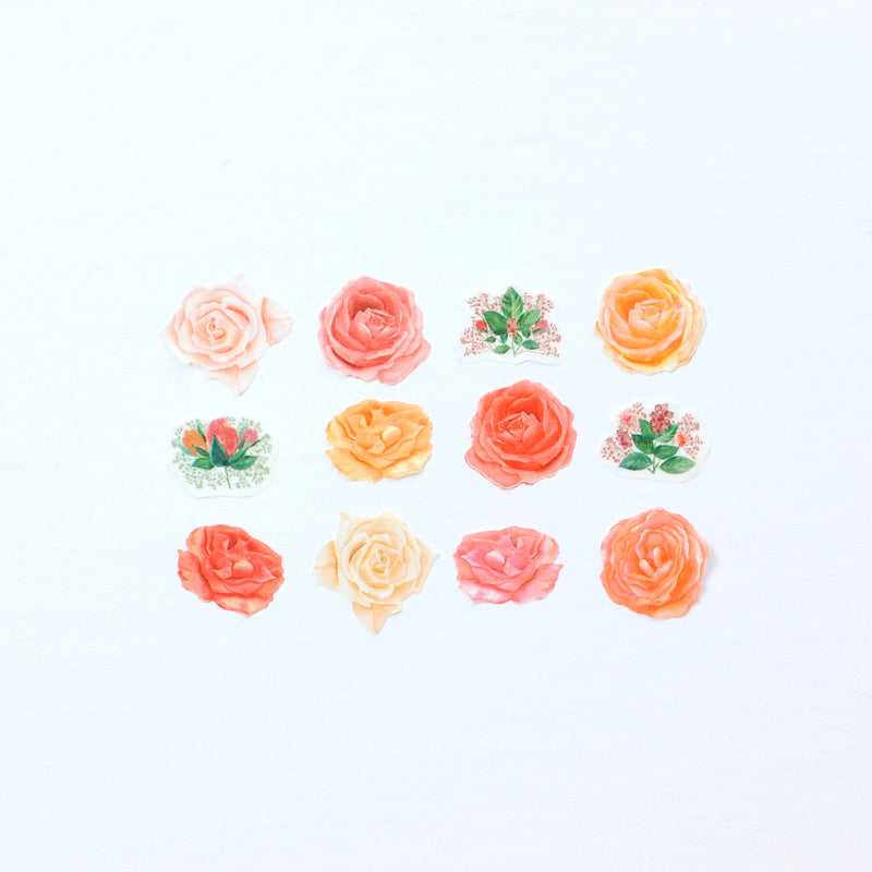 Bande Washi Roll Stickers -Classical Rose-