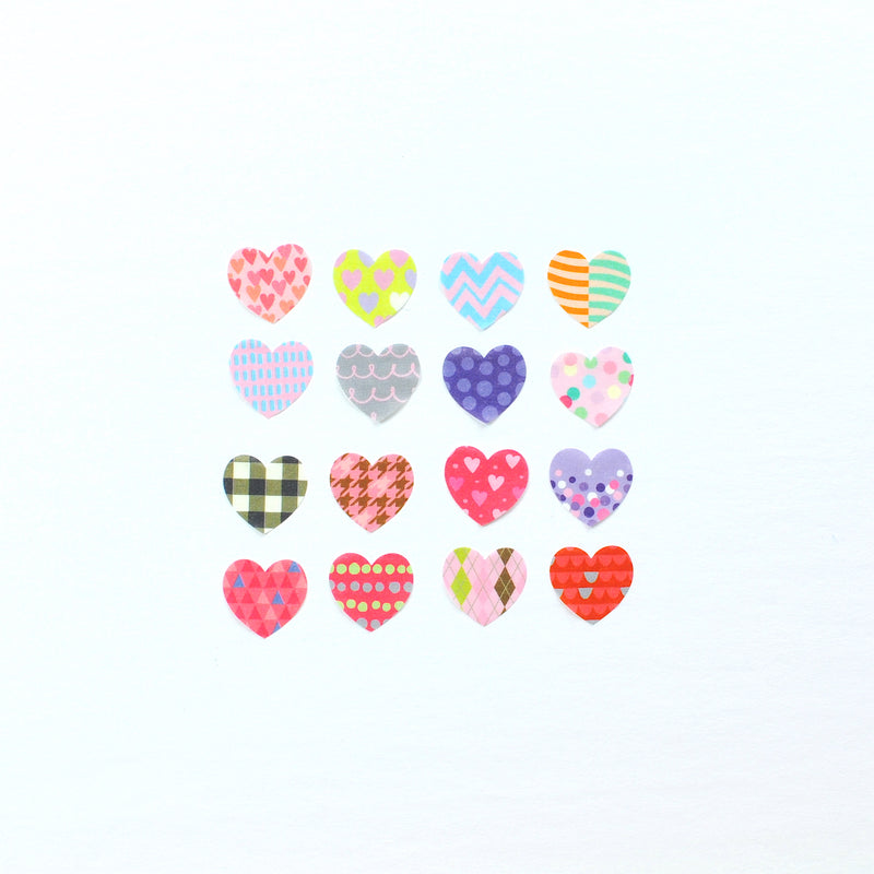 Bande Washi Roll Stickers -Heart Un-