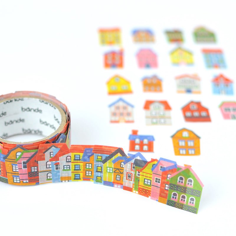 Bande Washi Roll Stickers -House-