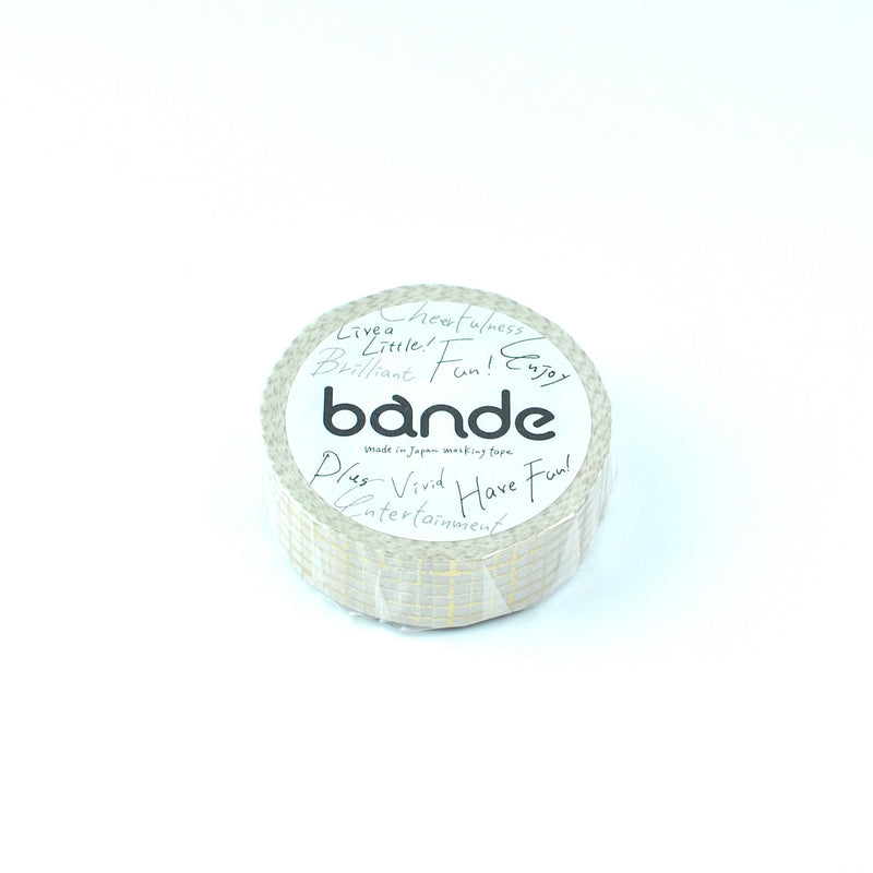 Bande Washi-tape -Scandinavian Check Gold-