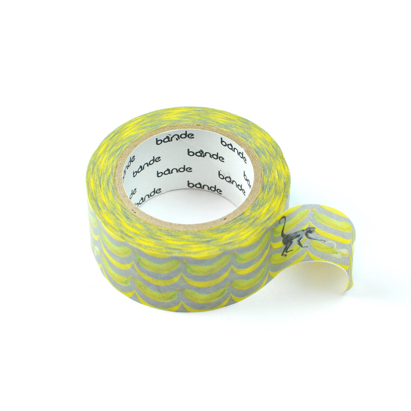 Bande Washi-tape -Banana Gray-