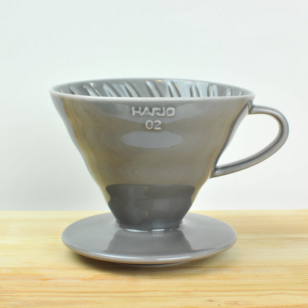 Ilcana-Hario V60 Coffee Dripper 02 Ceramic -Silver Gray-