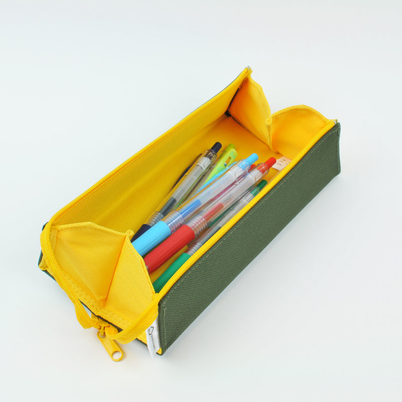 Kokuyo C2 Pencil Case -Khaki Yellow-