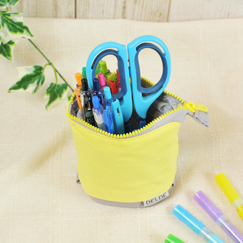 Delde Pencil Case -Cool Light Yellow-