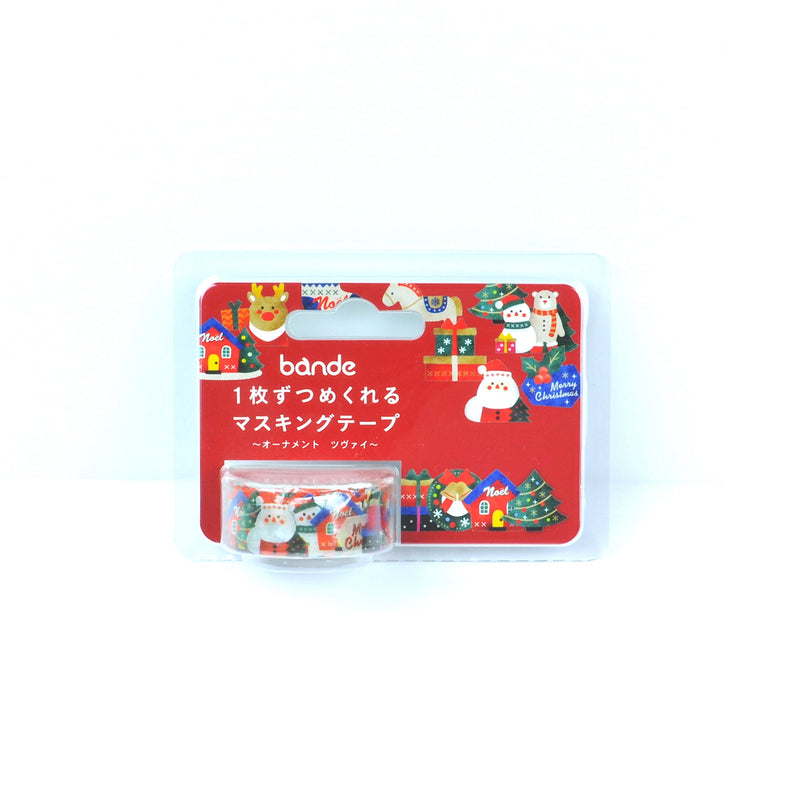 Bande Washi Roll Stickers -Christmas Ornaments zwei-